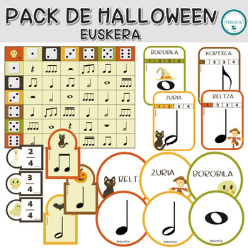 Preview of Pack de Halloween - Euskera - Actividades musicales