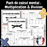 Pack de calcul mental (multiplication & division)