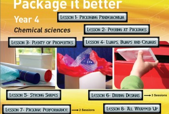 Preview of Primary Connections Package It Better-Chem. Science WHOLE TERM'S WORK DONE 4 YOU