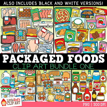 boxed food clipart