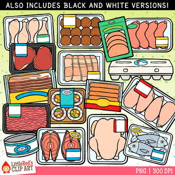 boxed food clipart