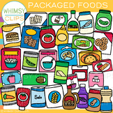 Packaged Grocery Store Foods Clip Art
