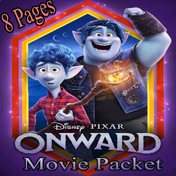 Preview of Packet of Handouts for Pixar's "Onward" - Distance Learning