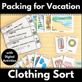 WINTER Clothes Sort - Categorizing Centers and Printables