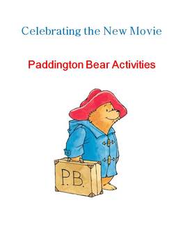 Preview of Paddington Bear Activities