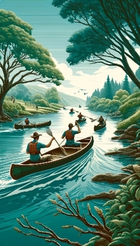 Preview of Paddle Power: Canoeing Poster