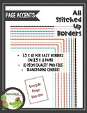 Page Accents - All stitched Up Borders