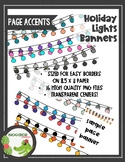 Page Accents - Holiday Lights Banners