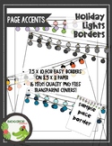 Page Accents - Holiday Lights Borders