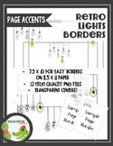 Page Accents - Retro Lights Borders