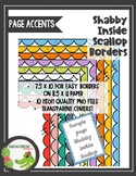 Page Accents - Shabby Inside Scallops Borders
