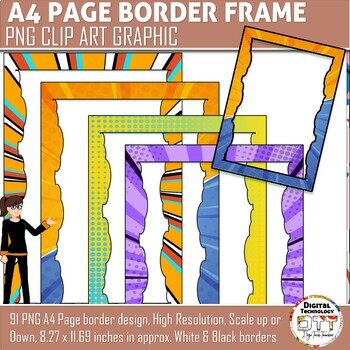 elegant page borders clip art