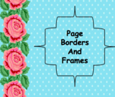 Colorful Printer Page Borders and Frames