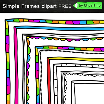 simple frame clipart