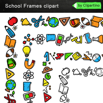 back to school clipart borders