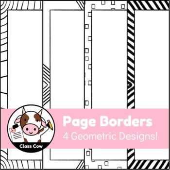 Preview of Page/Slide Borders - Geometric