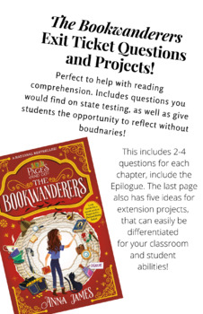 Preview of Pages & Co: The Bookwanderers Questions and Exit Tickets