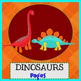 Pages - DINOSAUR theme - Newsletter Template - For iPads, 