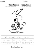 Páginas para Colorear - Coloring Pages- Happy Easter
