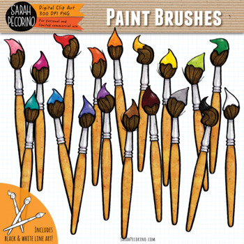 artist paint brush clip art