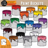 Paint Buckets Clip Art