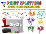 Paint Splatters Addition & Subtraction
