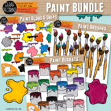 Paint Tools Clip Art Bundle