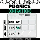 Paint Tray Phonics - CONTRACTIONS {Science of Reading}