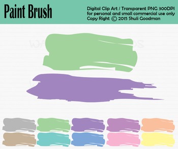 paint brush stroke clip art