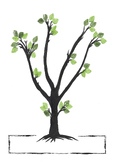 Painted Tree Printable For Learning Language Stems or any 