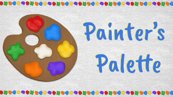 Preview of Painter's Palette | Google Apps Art Game | Distance Learning | Brain Break