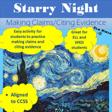 Citing Evidence with Paintings: Starry Night
