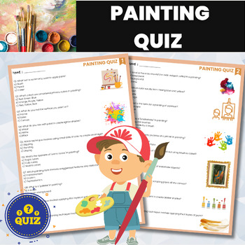 Preview of Painting Quiz | Visual Arts Painting Assessment Test