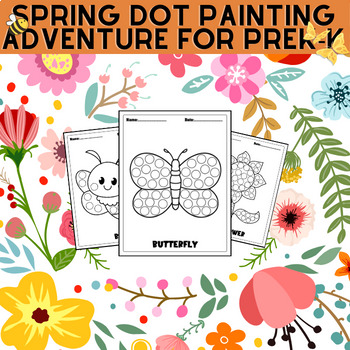 Preview of Painting Spring A Fine Motor Activity