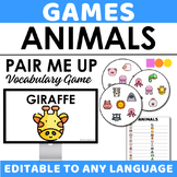 Pair Me Up - Vocabulary Activities - Spot It Inspired - Animals