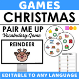 Pair Me Up - Vocabulary Activities - Spot It Inspired - Christmas