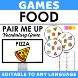 Pair Me Up - Vocabulary Activities - Spot It Inspired - Food