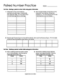 Paired Number Practice