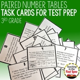 Paired Number Tables Task Cards