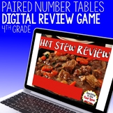 Paired Number Tables and Number Patterns Review Game - Hot