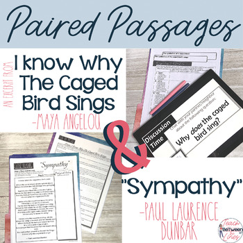 Preview of I Know Why the Caged Bird Sings and "Sympathy" - A Paired Passage Lesson