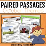October Activities - Paired Passages Reading Comprehension