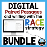 Paired Passages & RACE Strategy Writing Prompts Digital Wo