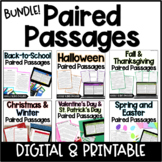 Paired Passages {Seasonal BUNDLE} with Digital Paired Passages
