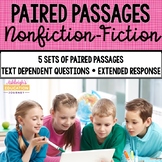 Paired Passages {Nonfiction-Fiction} Distance Learning