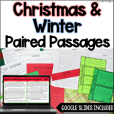 Winter & Christmas Paired Passages - w/ Digital Paired Pas