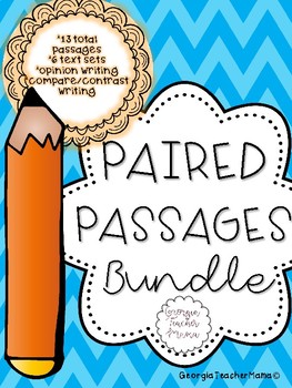 Preview of Paired Passages Writing Bundle