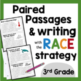Paired Passages and RACE Strategy: 3rd Grade RACE writing prompts 
