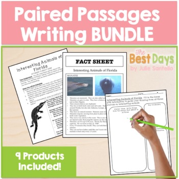 Preview of Paired Passages with Writing Prompts for FSA or State Writing Tests