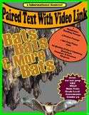 Paired Text - Bats - Nonfiction - SBAC - CRT - Test Prep